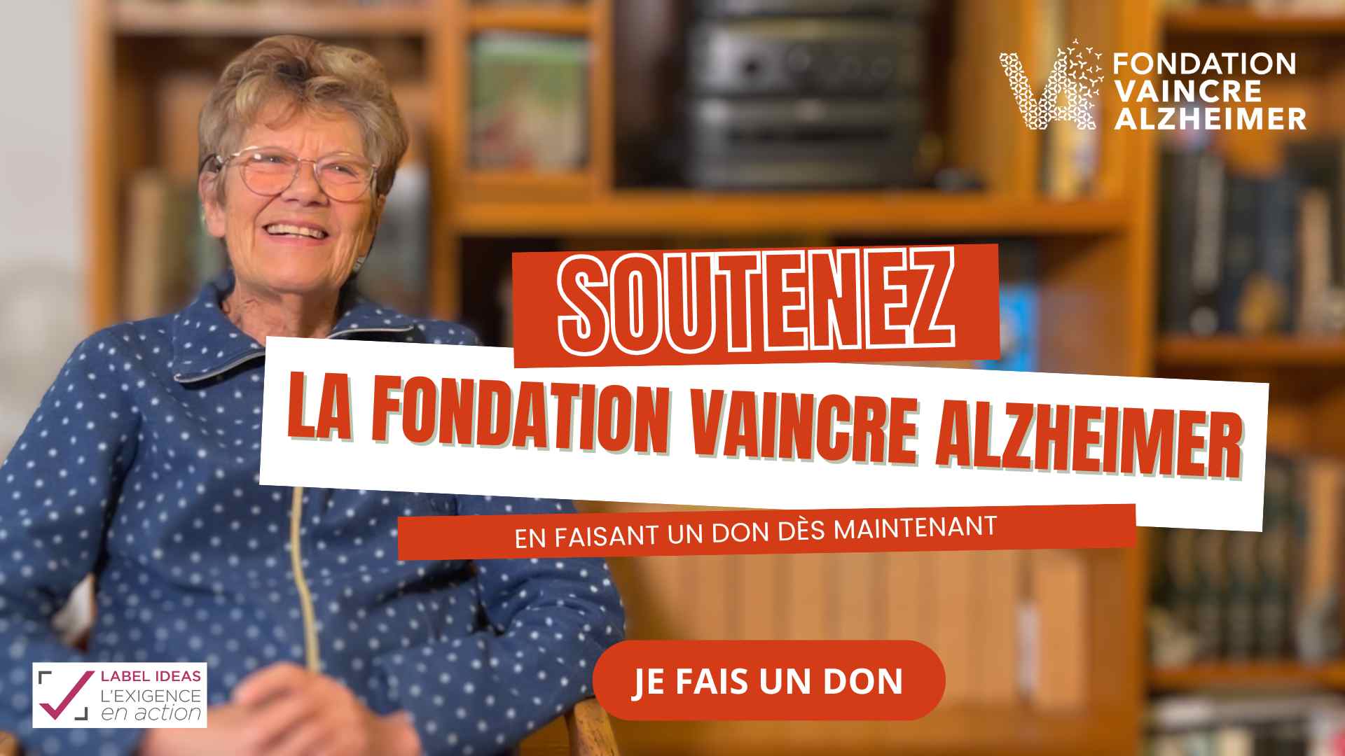 Faire un don pour soutenir la Fondation Vaincre Alzheimer