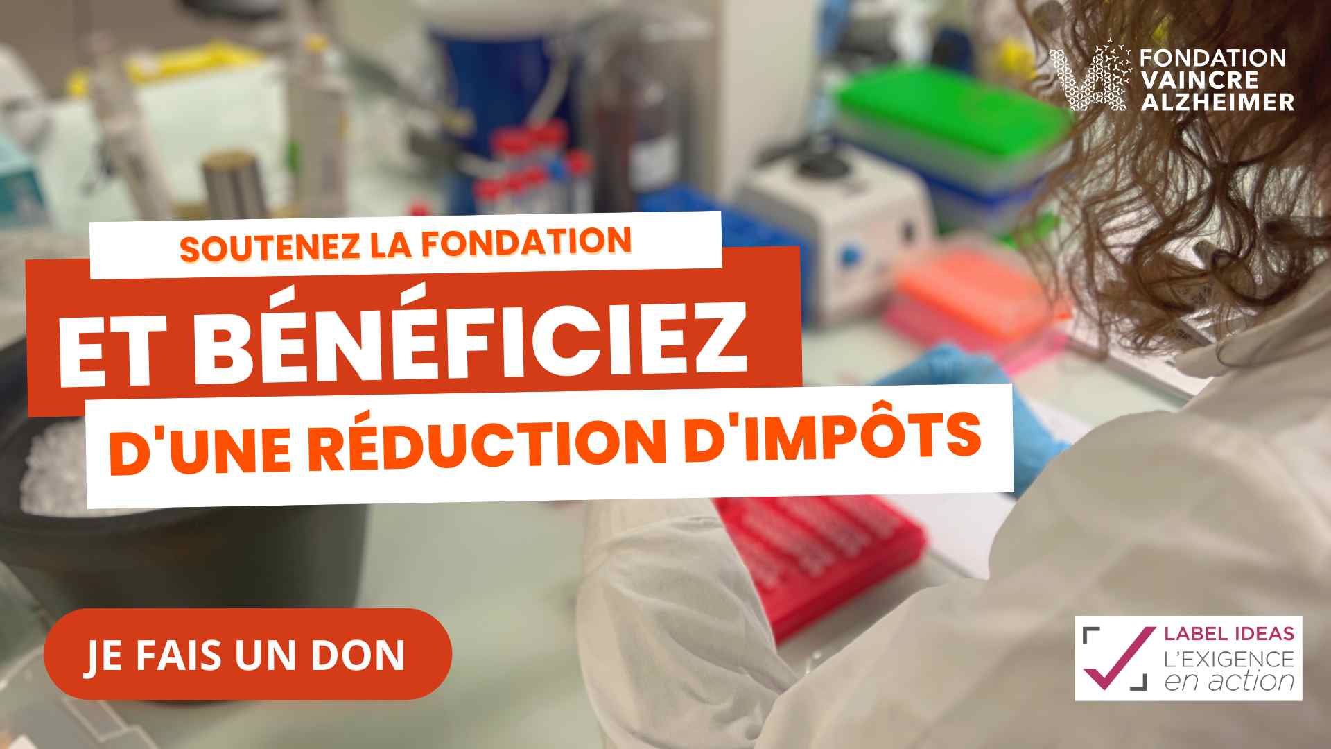 Soutenez la Fondation Vaincre Alzheimer en cette fin d'année